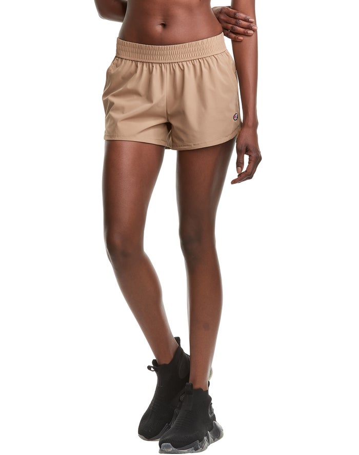 Champion Womens Shorts NZ - Take A Hike 3 Kahki ( 7256-VBIEO )